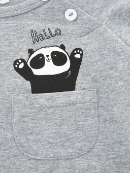 Толстовка для девочки UD 6914 серый - Mini maxi фото 5