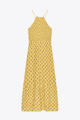 PRINTED MIDI DRESS - Zara фото 8