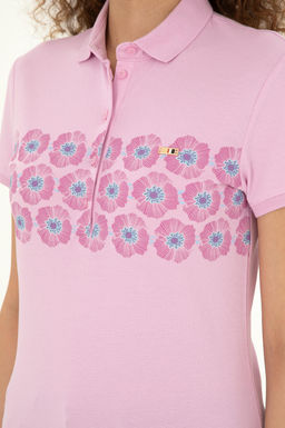 Женская розовая футболка Неожиданная скидка в корзине - U.s. polo assn фото 14