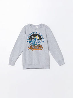 Bisiklet Yaka Bask?l? Uzun Kollu Erkek ?ocuk Pijama Tak?m? - Waikiki фото 2