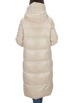 22-116 LT. BEIGE Пальто зимнее женское (200 гр. тинсулейт) - Фабричный китай фото 5