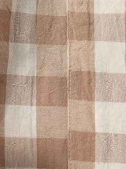 Постельное бельё Этель 1.5 сп Beige cage 155х210 см,160х240 см, 50х70-2шт, 100% жатый хлопок, 140 гр/м2  фото 14