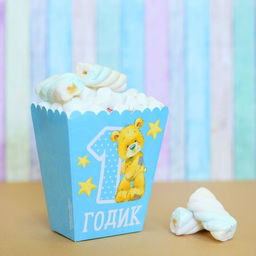 Цена за 10 шт. Снек-бокс 1 годик, малыш