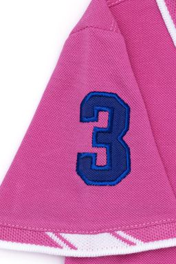 Розовая футболка с воротником поло для мальчиков Basic - U.s. polo assn фото 4