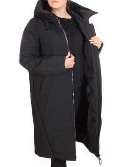 9069 BLACK Пальто зимнее женское CORUSKY (верблюжья шерсть)