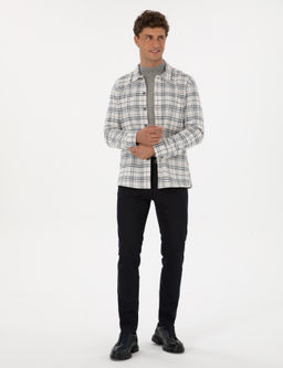 Lacivert Comfort Fit Uzun Kollu G_mlek - Pierre cardin фото 4