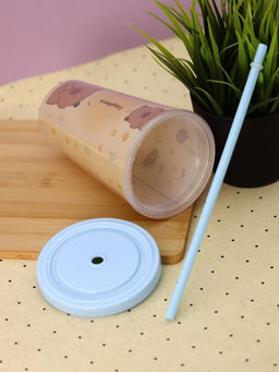 Тамблер iLikeGift "Capybara upside down", blue (880 мл)