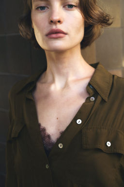 Camisa de viscosa - H&m фото 4