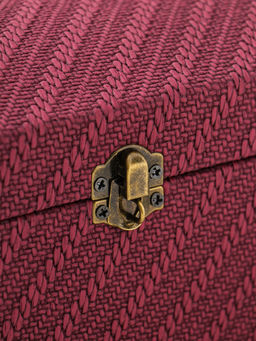 Набор шкатулок для украшений 2 шт. «Диагональ», слива