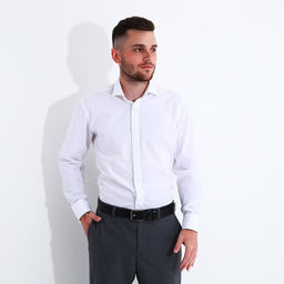 Ремень мужской, ширина 4 см, винт, пряжка металл, цвет чёрный - Simaland фото 3