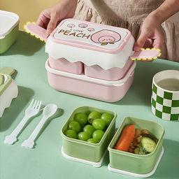 Ланчбокс Eat more avocado, green, (2500 мл)