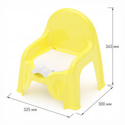Горшок-стульчик (горчичный) М1328