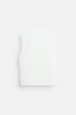 RELAXED FIT TANK T-SHIRT - Zara фото 7