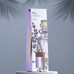 Диффузор ароматический Lavender, душистая лаванда, 50 мл - Simaland фото 3