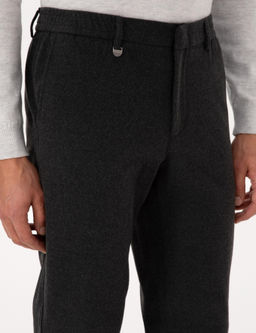 Antrasit Slim Fit Flanel Dokulu Kuma_ Pantolon - Pierre cardin фото 11