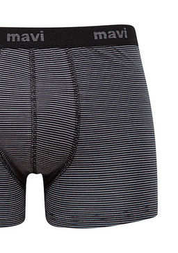 Bask?l? Gri Boxer - Mavi фото 2