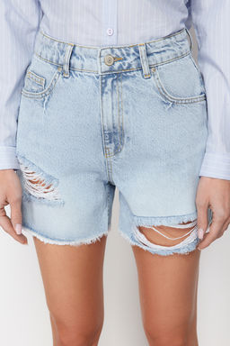 Mavi Y_rt_kl_ Y_ksek Bel Denim _ort TWOSS24SR00132