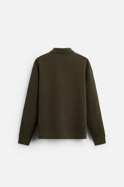 ZIP COLLAR POLO SHIRT - Zara фото 24