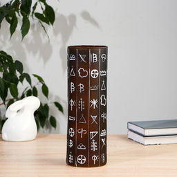 Ваза для цветов «Китайская серия», d=10 см, h=30 см, стекло