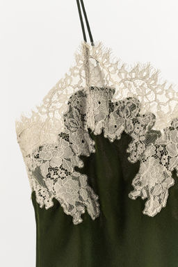 VELVET LACE TOP - Zara фото 5