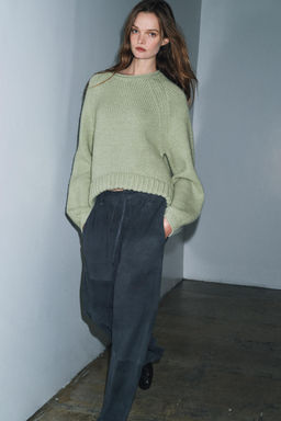 ASYMMETRIC HEM KNIT JUMPER - Zara фото 9