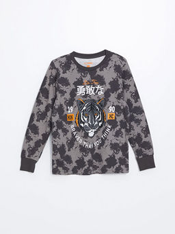 Bisiklet Yaka Erkek ?ocuk Pijama Tak?m?