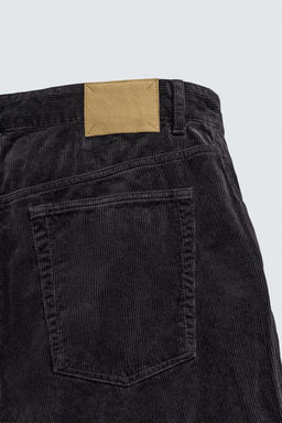 REGULAR FIT CORDUROY TROUSERS - Zara фото 12