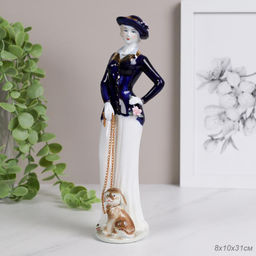 Статуэтка Дама с собачкой 31 см / 0839 /уп 24/ - Галеонтрейд фото 5