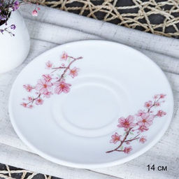 Блюдце 140 мм / GB220/GD55-6A (7196) /уп 8/ Сакура