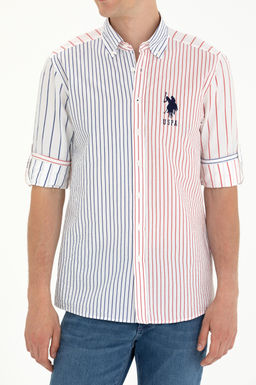 U. S. Polo Assn Мужская темно-синяя рубашка с длинным рукавом - U.s. polo assn фото 6