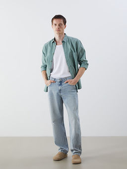 Baggy Fit Erkek Jean Pantolon