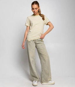 Футболка #КТ8355, фисташковый