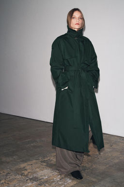 OVERSIDE WATER REPELLENT TRENCH COAT ZW COLLECTION - Zara фото 6