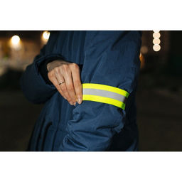 Светоотражающая лента-резинка, 50 мм, 10±1 м, зелёная