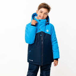 RODOS Утеплённый костюм для мальчика зима М-228д Синий/Васильковый  фото 138