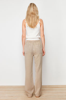 Vizon More Sustainable %100 Tencel Yuksek Bel Wide Leg Jeans TWOSS24JE00204 - Trendyolmilla фото 6