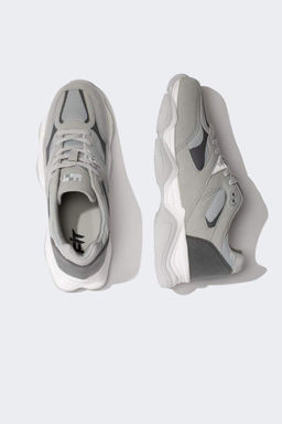 Мужская спортивная обувь на толстой подошве на шнуровке - Defacto фото 8