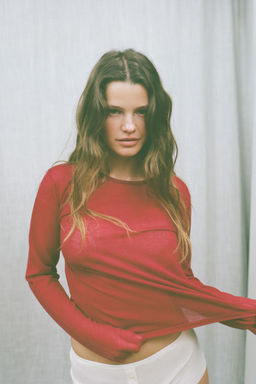 100% WOOL T-SHIRT - Zara фото 2