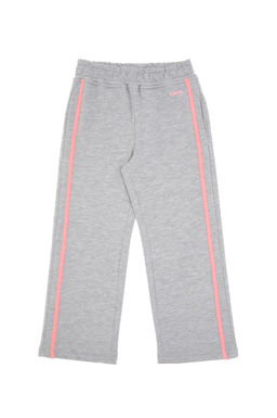 K_z _ocuk Gri Melanj Loose Fit Kenar Biyeli E_ofman Alt_
