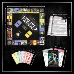 Настольная экономическая игра для тех, кто в теме «СУЕТОЛОГ», 2-6 игрока, 18+