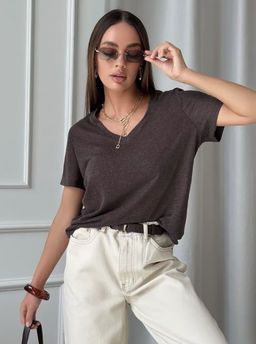 Футболка паутинка полупрозрачная - Binita фото 3