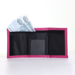 Кошелёк детский на липучке «Выбражулька», розовый