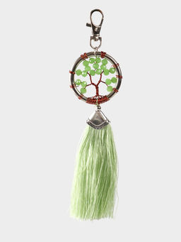 Брелок ловец снов «Древо жизни», 19 см, фисташковый