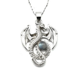 Подвеска Дракон с лабрадором 24*31мм