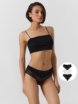 Трусы слипы женские в наборе, 3 шт