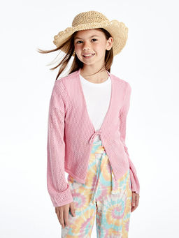 V Yaka Ajurlu K?z ?ocuk Triko H?rka - Waikiki фото 4