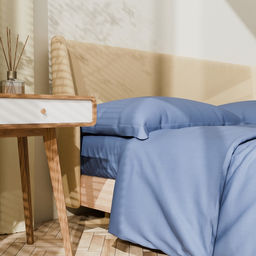 Постельное бельё Этель Евро Blue lake 200х215, 215х240, 50х70+3-2 шт, мако-сатин, 114г/м2  фото 9