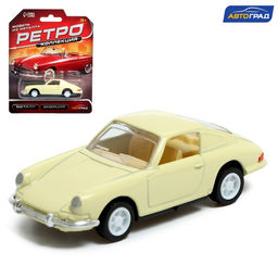 Машина металическая Ретро коллекция, инерция, масштаб 1:64, цвет МИКС, на блистере