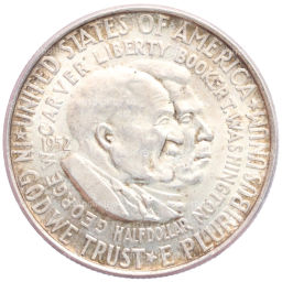 1/2 доллара (50 центов) 1952 года США Джордж Вашингтон Карвер и Букер Талиафер Вашингтон