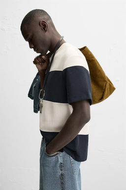 COMPACT PIQUE T-SHIRT - Zara фото 6